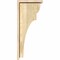 Ekena Millwork Yorktown Rough Sawn Corbel w/Backplate, Douglas Fir, 6"W x 12"D x 28"H COR06X12X28YOR01RDF - alternate 2